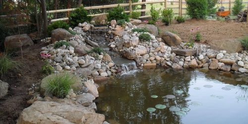 Rock Installation, Landscaping